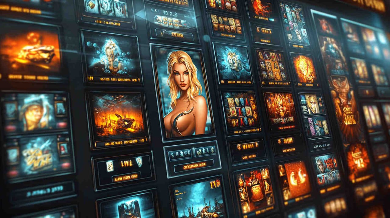 Antarmuka permainan slot dan meja dealer super 4d
